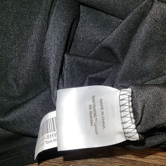 Quince Tencel Jersey Tank Maxi Dress NWT Black Small - Picture 5 of 7